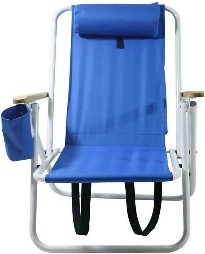 Backpack Beach Chair Folding Portable Chair Solid Construction Camping Hiking