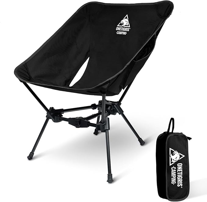 ONETIGRIS Tigerblade Camping Chair Lightweight Folding Backpacking Hiking Chair Compact Portable 330 lbs Capacity