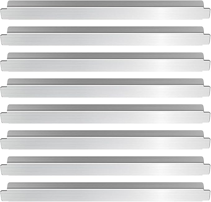 8Pcs Stainless Steel Kitchen Shelf Divider Rods Metal Food Organizers Table Pan Brackets Food Service Accessories Commercial Kitchen Adapter Rod Set