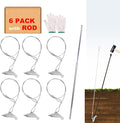 30 inch Ground Earth Anchors with Rod Arrow Shed Anchor Kit for Securing Camping Tents Sheds Swing Sets Greenhouses – Easy to Use 6-Pack Heavy Duty Tree Stakes Retaining Wall Anchors