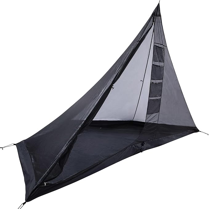 Hot Tent Inner Tent 4 Season 3-4 Person Tipi Gear for Camping 6.4ft Standing Room with Inner Mesh Cold Weather Shelter for Family Fishing Hiking Hunting Backpacking