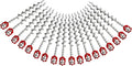 18 Pcs 12 Aluminum Ground Anchors Tent Stakes Heavy Duty for Swing Set Anchors Screw in Kit for Tents Canopies ShedsAmusement FacilitiesSwing Sets Outdoor
