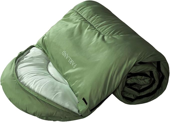 FARLAND Sleeping Bags 30℉ for Adults Teens Kids with Compression Sack Portable and Lightweight for 3-4 Season Camping HikingWaterproof Backpacking and Outdoors