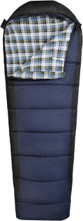 REDCAMP Cold Weather Mummy Sleeping Bag Warm Flannel Cotton Sleeping Bag for Adults Warm and Machine Washable Perfect for Winter Camping