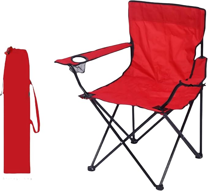 Foldable Camping Chair Folding Camp Chairs for Adults Large Portable Lawn Chair
