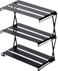 Folding Metal Aluminum Alloy Storage Rack Folding Shelf Storage Display Rack Desktop Storage Rack Camping Storage Rack