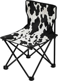 xigua Cow Print Portable Camping ChairsOutdoor Folding Camping Chair for Camping HikingBeachFishing46 14.46x14.46x22.83in