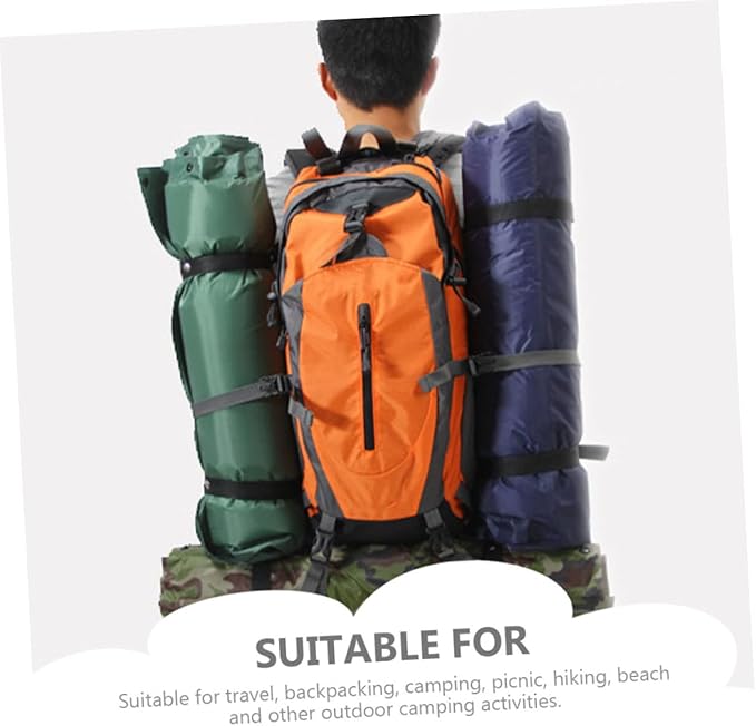 Inflatable Camping Sleeping Pad Pillow Wear-Resistant Portable Mat for Outdoor Camping Ultralight and Convenient Design for Hiking and Backpacking