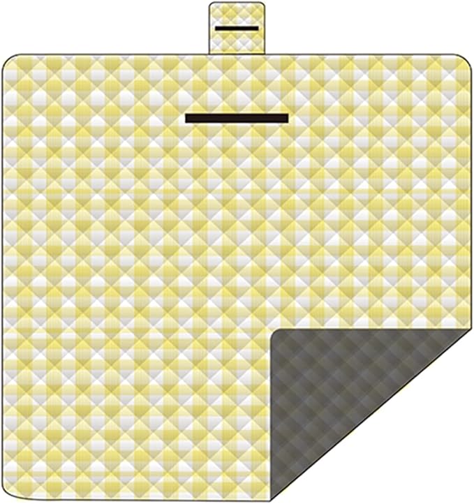 Camping Mattress Pattern 3-Layer Portable Camping Mat Foldable Large Picnics and Beach Blanket for Family Friend Kids