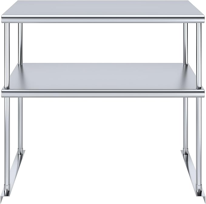 AmGood Double OverShelf Stainless Steel NSF - Many (36 Long x 18 Deep)