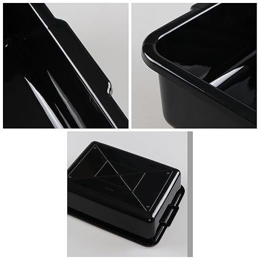 Saedy 5 Pack Small Commercial Bus Box 8L Food Service Bus Tub Plastic Wash Basin