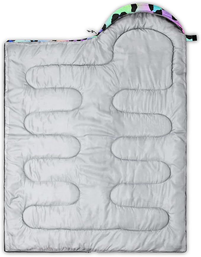 Axolotl Unicorn Sleeping Bag for Kids Boys Girls–Lightweight Warm Cold Weather Sleeping BagsWaterproof Portable Sleeping Bag with Compression Sack for Camping Backpacking Outdoor Indoor
