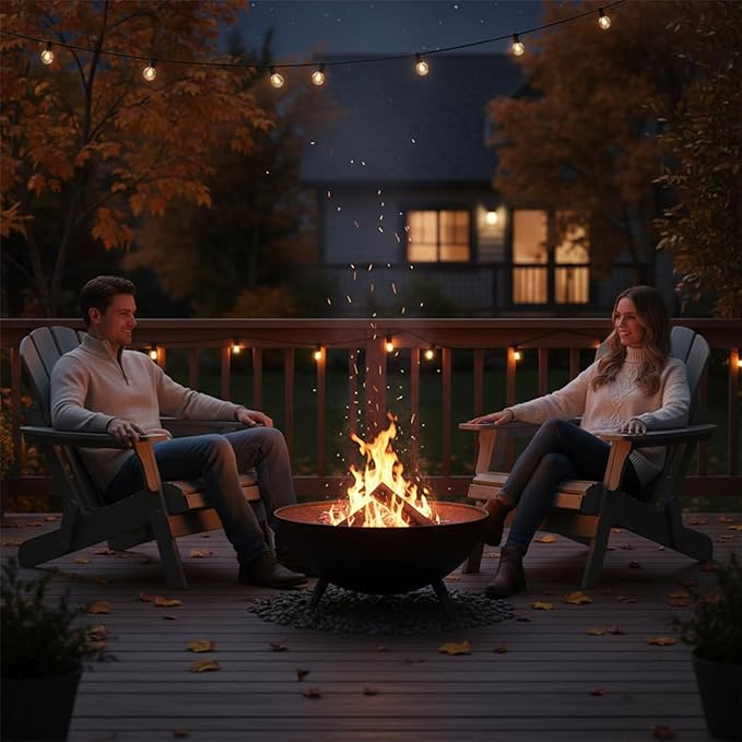 ZeHuoGe Oversize Embossed Wooden Outdoor Folding Chair with Pre-Assembled BackRest &amp SeatBoard Wood Patio Chair for Garden Backyard Porch Pool Deck Firepit