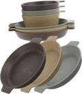 KICHOUSE Portable Camping Bowl Snack Bowls for Side Dishes Outdoor Serving Dishes Light Easy to Clean Plastic Dinnerware