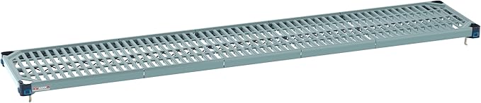 MetroMax Q MQ1472G Plastic Industrial Shelf with Grid Mat 14 x 72