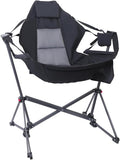 Hammock Chair Camping Rocking Chairs Swing Hammock Chair Adjustable Back Portable with Cup Holder Pillow and Carry Bag for Camping Outdoor Patio (1)