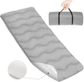 Cot Mattress Pad 30x75 Quilted Foam Camping Cot Mattress Topper with Anti-Slip Bottom Breathable &amp Comfortable Cot Pads for Camping/Rv Bunk/Narrow Twin Beds Sleeping Cot Mattress Pad Only