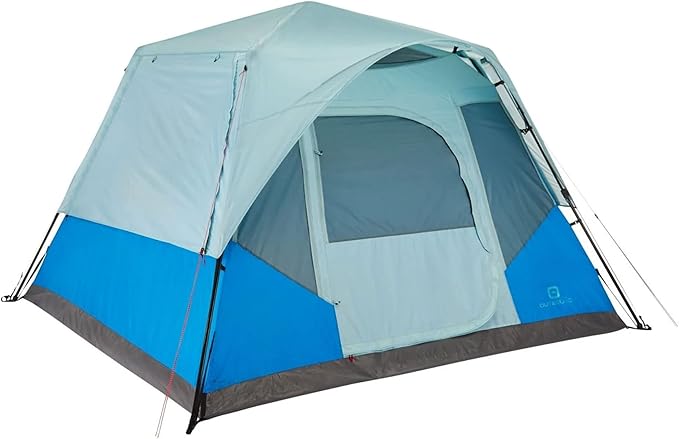 Outbound Instant Pop up Tent for Camping with Carry Bag and Rainfly | Water Resistant | 3 Season | Dome &amp Cabin Tents 5 6 8 and 10-Person