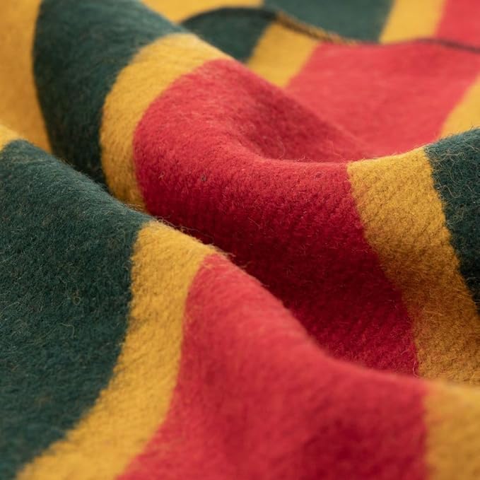 Arcturus Rainier Wool Blanket Warm Thick Washable Wool Blanket for Home Outdoors Camping Tailgates Picnic Hunting Travel &amp Emergency Kits Twin Size 4.5 lb North Cascades
