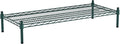 18 x 42 NSF Green Wire Stationary Dunnage Storage Rack with 8 Posts Ideal for Commercial Kitchen Home Garage Warehouse Shelters