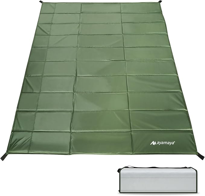 Foam Sleeping Pad for Camping - AYAMAYA Foldable Camping Mattress for 1/2/3/4/5/6 Person Extra Thick Waterproof Tent Footprint Inner Camping Mat for Outdoor Backpacking Hiking Picnic Camping