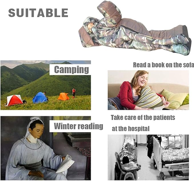Gaorui Mummy Humanoid Outdoor Camping Winter Indoor Outdoor Portable Ultralight Warm Adult Windproof Sleeping Bag
