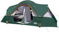 UNP Camping Tent 10-Person-Family Tents Parties Music Festival Tent Big Easy Up 5 Large Mesh Windows Double Layer 2 Room Waterproof Weather Resistant 18ft x 9ft x78in