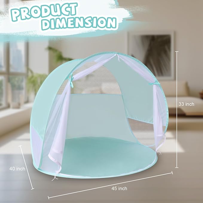 Action Air Portable Anti-UV Pop-Up Beach Tent- Ultimate Sun Shelter &amp Kids' Play Tent