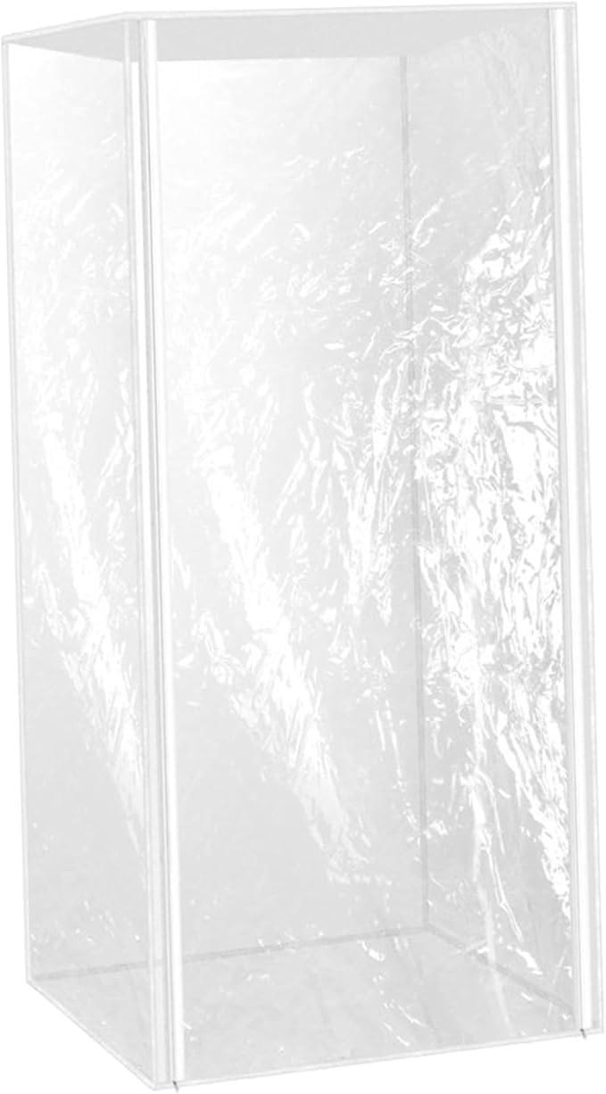 Sheet Pan Rack Cover with Zippers Transparent Multi Tier Bakery Rack Cover
