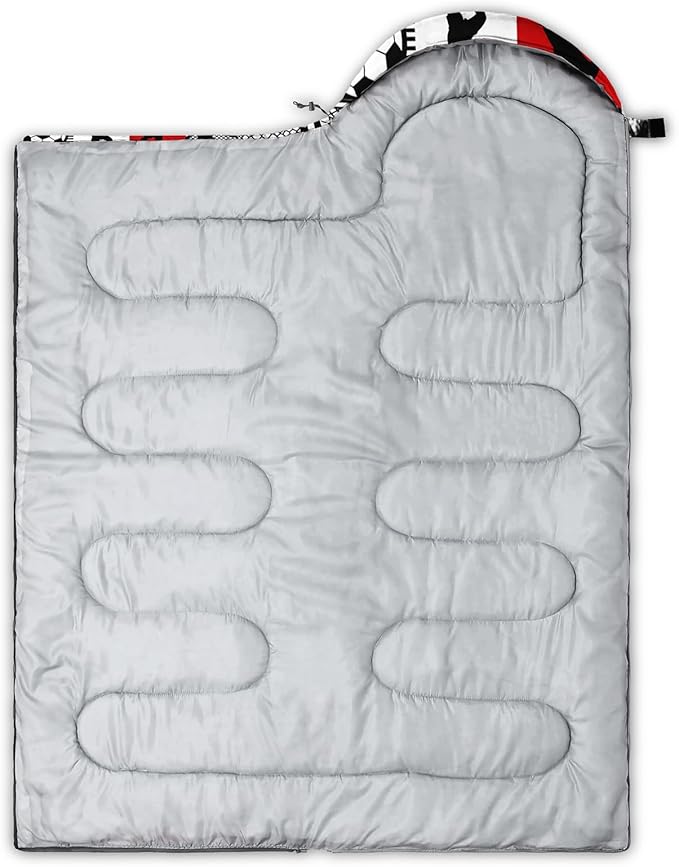 AILONEN Cartoon Camping Sleeping Bag for Boys Girls AdultsLightweight &amp Waterproof3 Season Warm &amp Cold WeatherPortablePrinted Sleeping BagTravelingCampingHiking