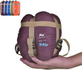 Warm Weather Sleeping Bag - Portable Waterproof Compact Lightweight Packable for Kids Teens Adults Camping Backpacking Hiking Spring Summer Fall