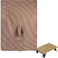 iClimb 1 Hooded 3M Thinsulate Insulation Warm Blanket and 1 Mini Folding Table Ultralight Compact for Adults Outdoor Camping Backpacking Hiking