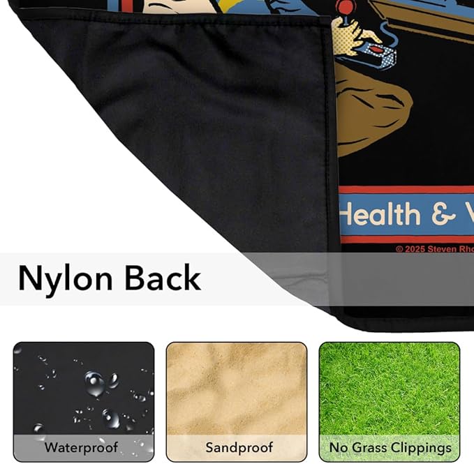 LOGOVISION Steven Rhodes Dont Sit Too Close Outdoor Blanket for Picnic Beach Camping Park Tailgate 50x60