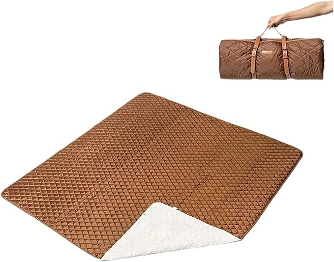 Portable Picnic Mat Outdoor Blanket Dirty Resistant Soft Pad Camp Folding Mat(M)