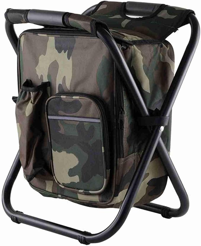Brrnoo Backpack Chair Backpack Chairs for Adults Fishing Portable Stool Chair Outdoor Camping with Bag for Fishing Camping Outdoor Events Picnics or Beach (#3)