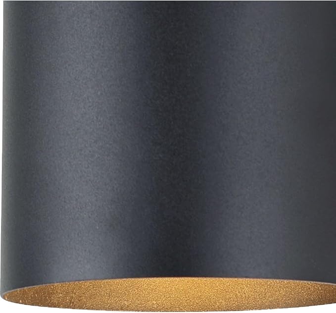Canarm Nightsky 1-Light Outdoor Lantern Matte Black Wall Light with Easy Install Dark Sky Approved Durable Wet-Rated Outdoor Lighting