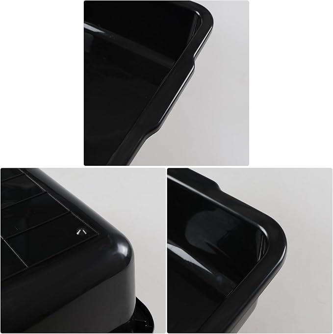 34 Liter Large Commercia Bus Tubs Plastic Bus Tray Boxes Set of 4