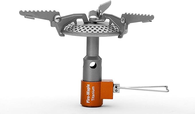 Fire-Maple FMS-116T Portable Stove Ultra Light Hiking Stove Titanium Backpacking Stove Outdoor Camping Ultralight Gear Essential for Earthquake Emergency Kit