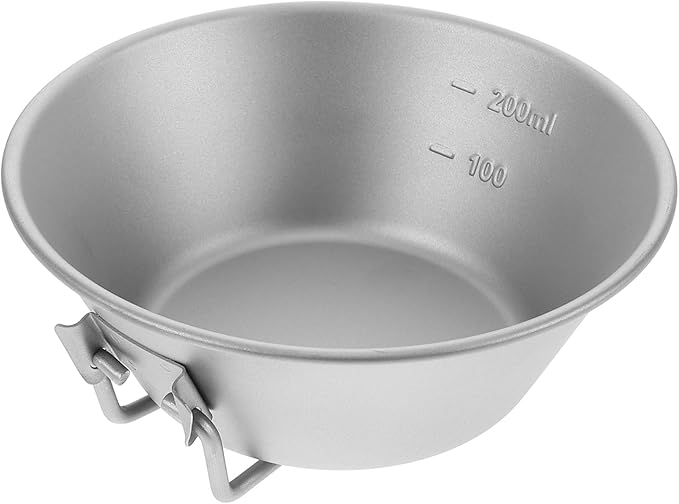 PRETYZOOM Stainless Steel Portable Camping Bowl Appetizer Cup Condiment Bowl Snack Dish for Hiking Picnic Outdoor Activities