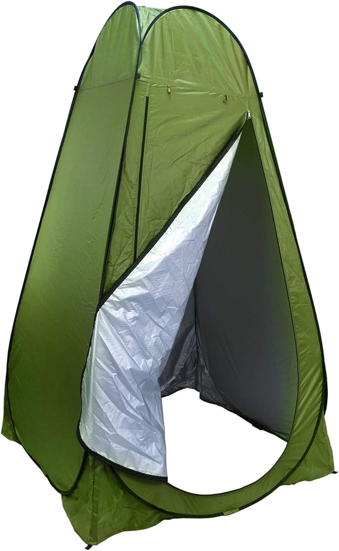 XKMT- Beach Portable Pop Up Changing Tent/Outdoor Privacy Tent/Camping Toilet Tent/Window Rain Shelter/Foldable With Carry Bag [P/N: ET-OUTDOOR005-GREEN]