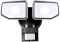40W LED Security Lights Motion Sensor Light Outdoor 180 Degree 4000 LM Motion Security Light 5000 K ETL Water Resistant Clear 2 Head Motion Detector Flood Light for Garage Yard (Black)