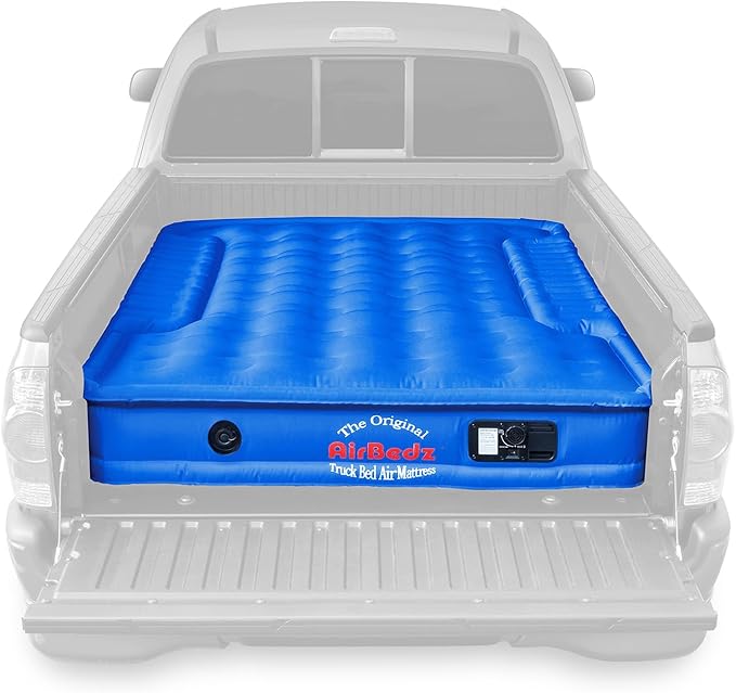 Pittman Outdoors PPI 102 AirBedz Original Truck Bed Air Mattress for 6'-6.5' Full Sized Short Truck Bed Blue