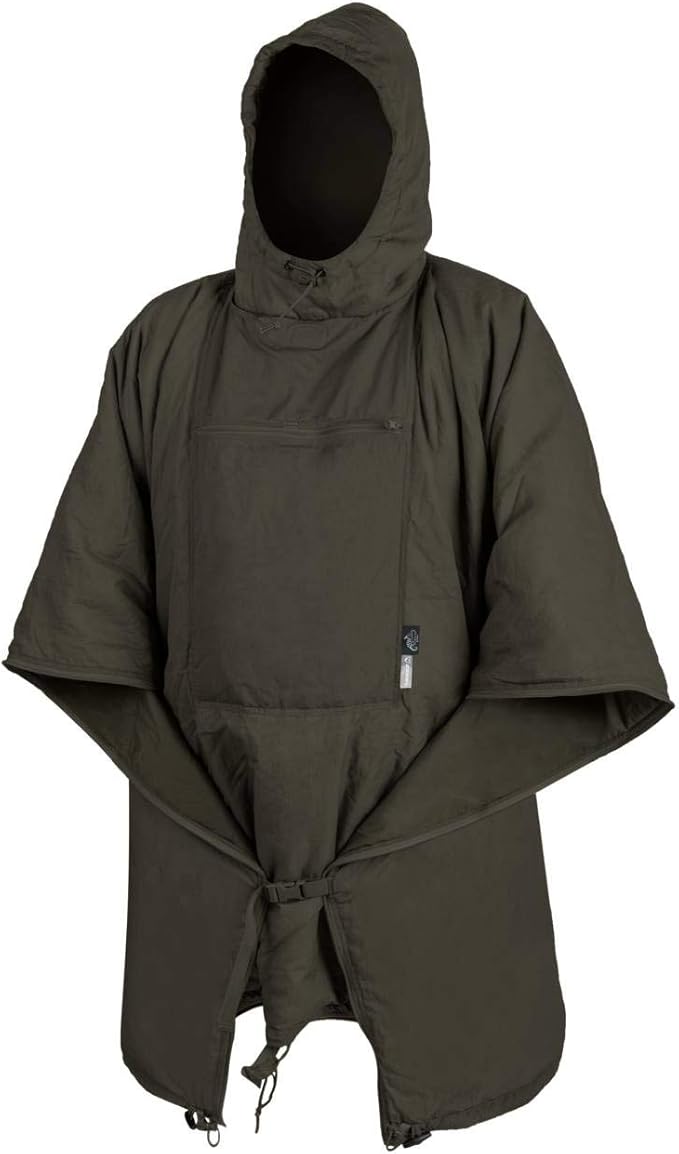 Helikon-Tex Swagman Roll Military Poncho - Multi-purpose Poncho &amp Emergency Poncho - Survival Gear - Woobie Blanket &amp Jacket