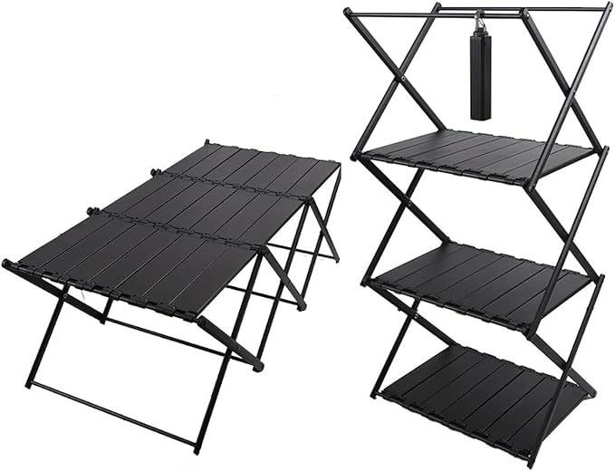 The Folding Shelves are Flexible and Versatile Portable Adjustable and Easy to fold