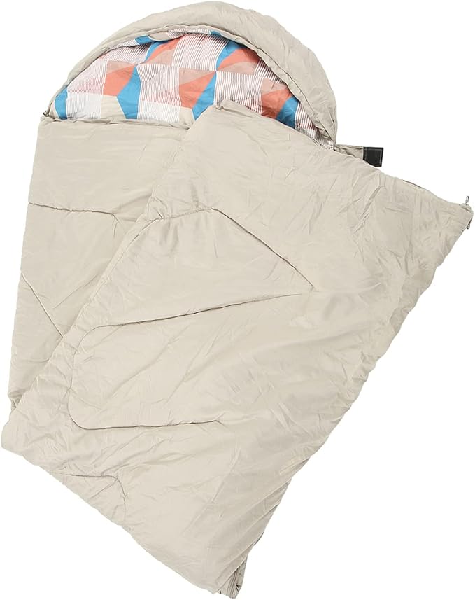 Outdoor Camping Sleeping Bag for Adults Warm Sleeping Bag with Hood Trapezoid Design for Hiking Climbing Lightweight and Portable with Storage Bag Comfortable