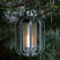 Solar Lanterns Outdoor Waterproof Garden Decor Flickering Flame Hanging Solar Lights with Tripod Decoration Outside for Yard Patio Backyard Garden Ideal Gifts for Women Mom Grandma