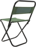 BESPORTBLE Portable Folding Camping Chair Lightweight and Sturdy Outdoor Seat for Fishing Hiking BBQ to Carry Space-Saving Design Construction Heavy Duty