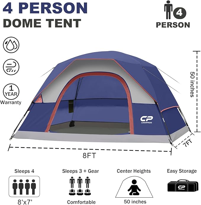 CAMPROS CP 4-10 Person Tent
