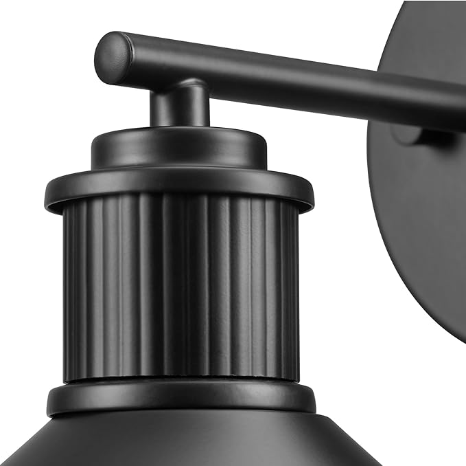 Globe Electric 60000170 1-Light Outdoor Wall Sconce Matte Black