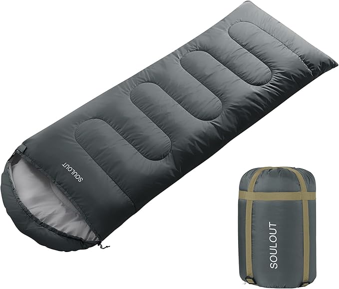 3-4 Season Sleeping Bag for Adults &amp Kids Lightweight Warm Cold Weather Camping Bag with Waterproof Compression Sack – Portable for Hiking Backpacking Traveling &amp Outdoor Adventures